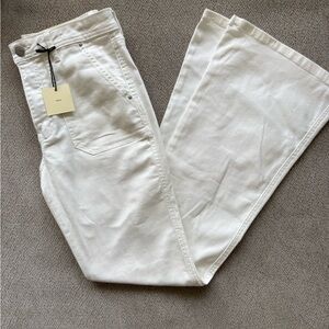Francesca's Collections White Flare Jeans
